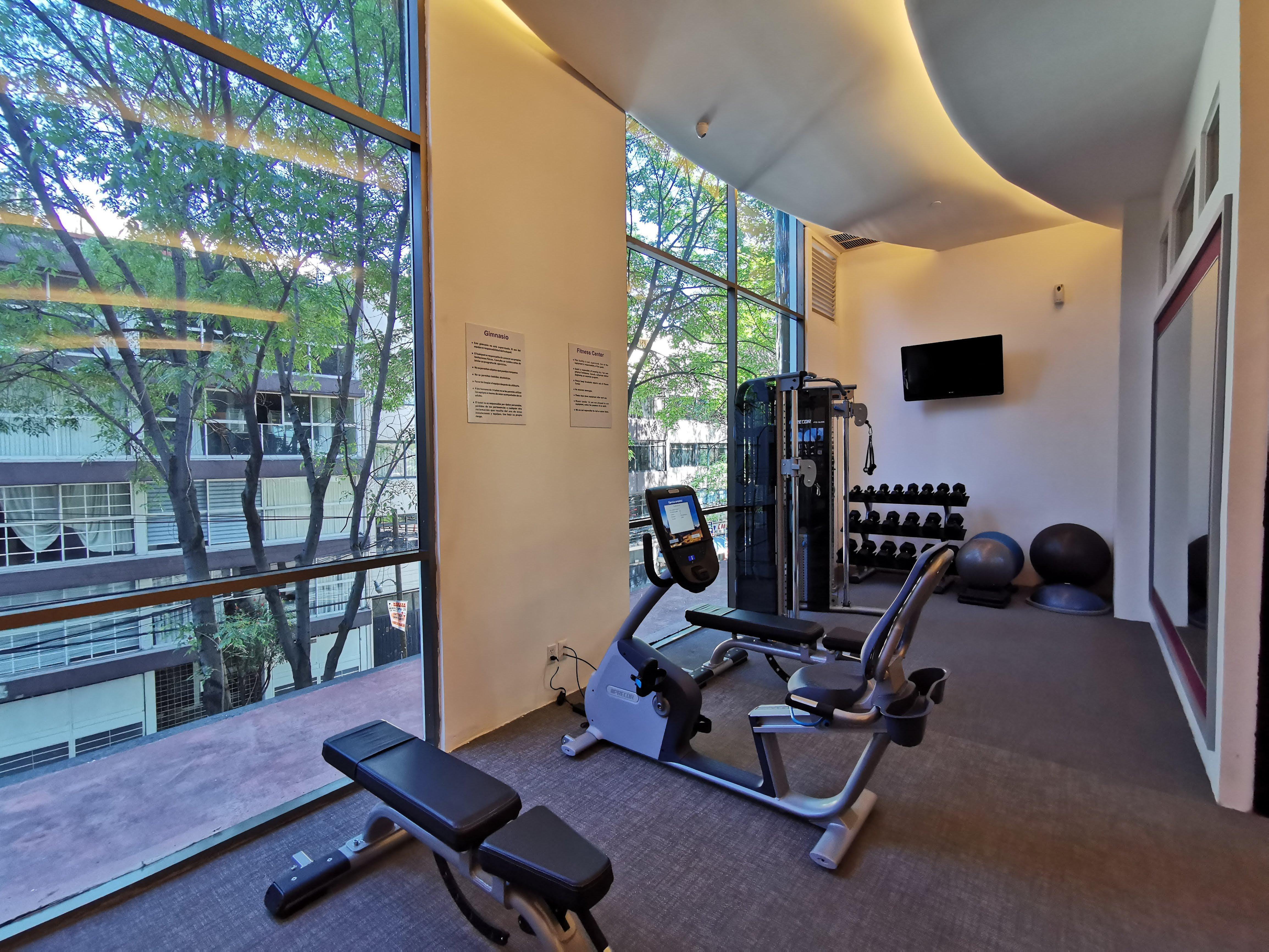 Belair Unique Mexico City Wtc, Trademark By Wyndham Exterior photo The gym at the hotel
